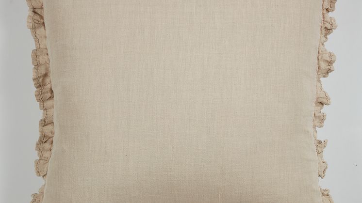 Zierkissen GULDBLOMME beige Freisteller