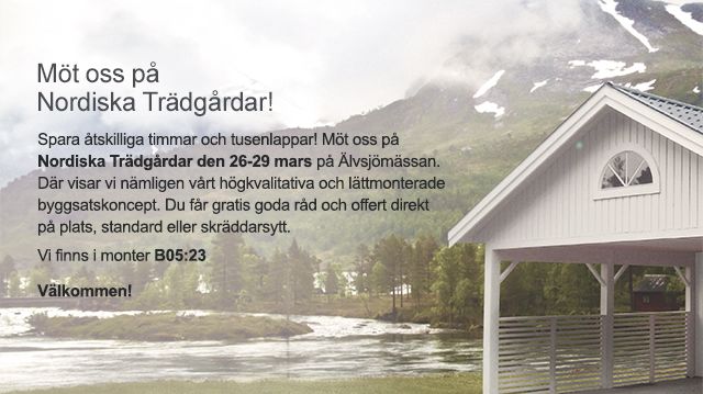 Möt oss på Nordiska trädgårdar!