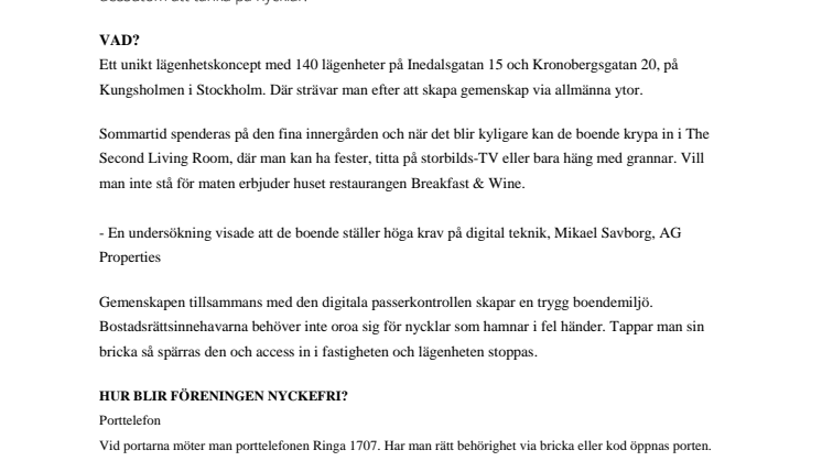 15/20 – ett boende med extra allt utan nycklar