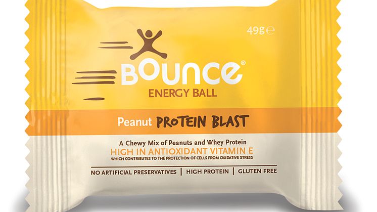 Bounce balls peanøtt protein 49 g