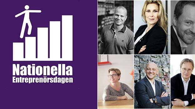 Daniel Mühlbach, Footway och Lensway, Jessica Löfström, Expandera Mera, Johan Waller, Business Wellness Group, Maria Mattsson Mähl, AlphaCE Coaching & Education, Niclas Carlsson, Founders Alliance, Pontus Braunerhjelm, Entreprenörskapsforum