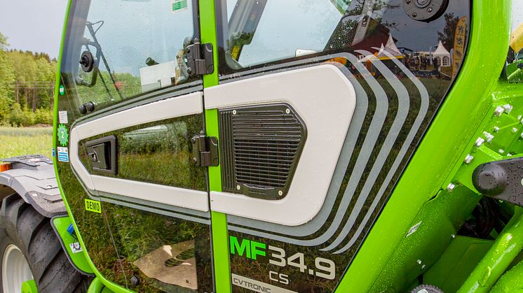 Merlo Multifarmer 34.9 visas på Borgeby Fältdagar. 