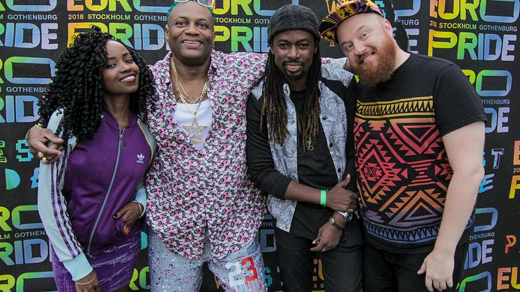 Nimo J, Mista Majah P, Brayo Bryans and Petter Wallenberg. Photo by Miguel Angel Regalado