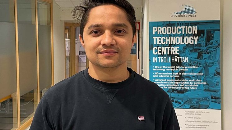 Pradip Aryal har utvecklat en ny avancerad simuleringsmodell som öppnar för nya användningsområden för gasmetallbågsprocesser. Foto: Privat.