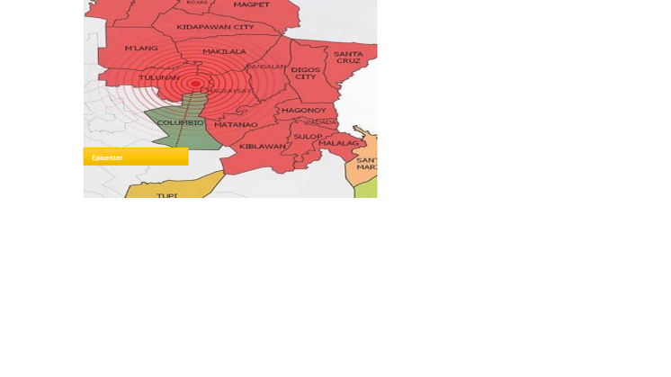 Annex 2 Map of area affected by earthquake