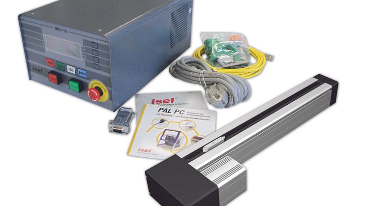 Automationslösning med 1-axlig IMC-controller och lineäraxel LES4