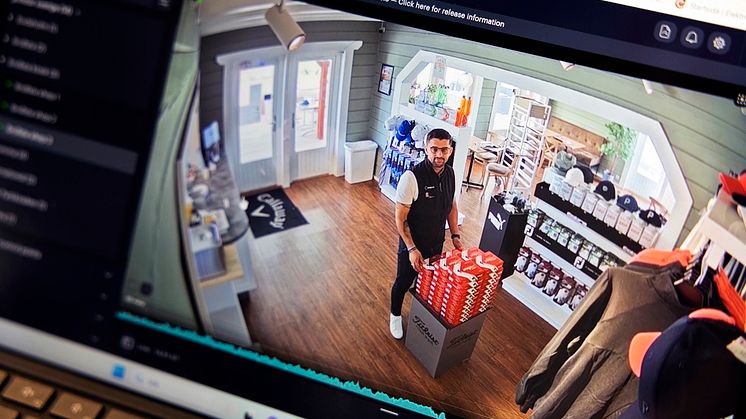 I den obemannade butiken vid Brollsta Golfklubb använder man sig av Coreparts lösning.
