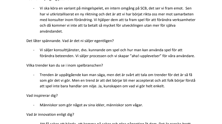 Månadens företag Adludo