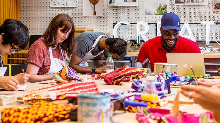Yinka Ilori under workshop
