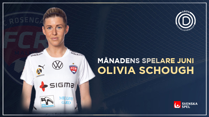 Olivia Schough är Månadens Spelare i OBOS Damallsvenskan