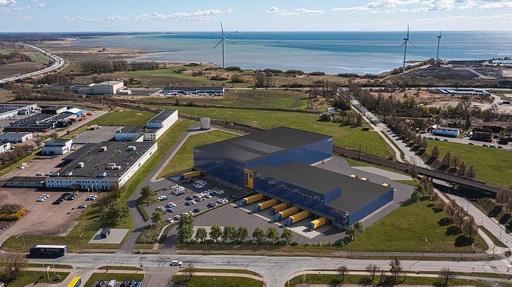 Logistikföretaget Dachser etablerar sig i Landskrona vid årsskiftet 2024/2025. Pressbild: Wihlborgs
