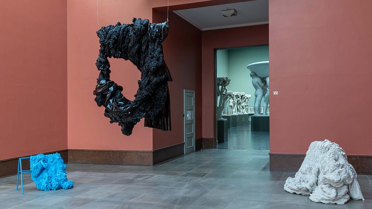 Fra Hanne Friis' utstilling Sirkulasjon på Vigelandmuseet i 2022. 