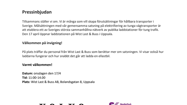 Välkommen på invigning