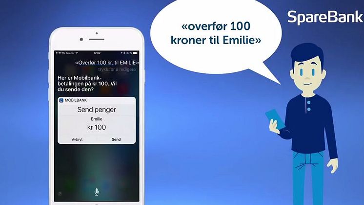 Nå kan du overføre penger med talestyring