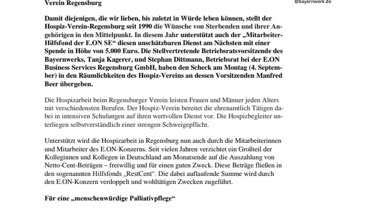 Ein würdiges Leben bis zuletzt