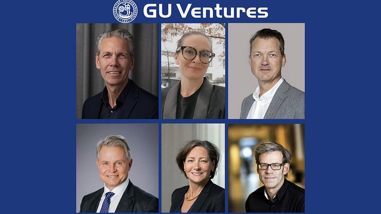 From the left, top row; Thomas Andersson, Sophia Litsne, samt Peter Tellberg. From the left, bottom row; Per Wassén, Kristina Torfgård, samt Göran Landberg.