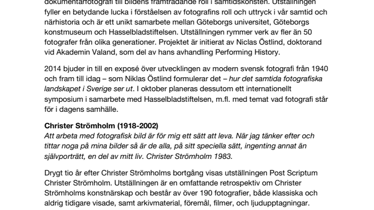 Post Scriptum Christer Strömholm