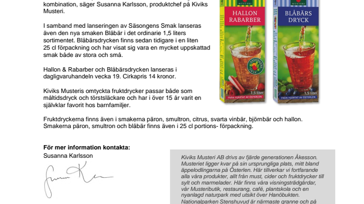 Sommarens smaker i läskande kombination