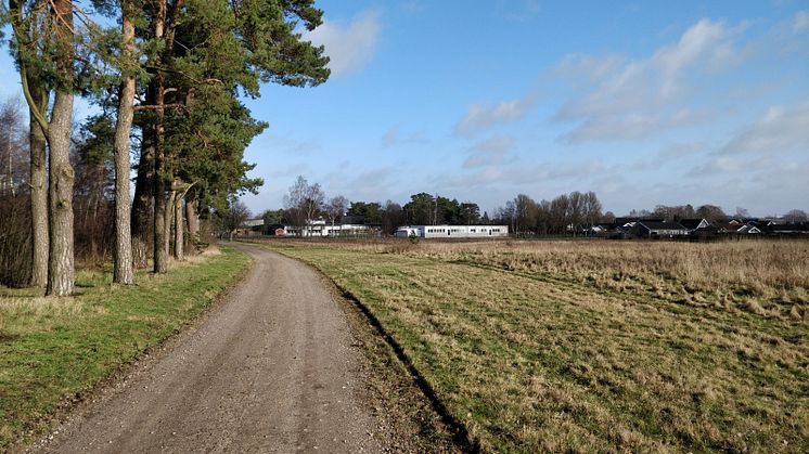 Den planerade cykelvägen mellan Hofterup och Dösjebro är tänkt att ansluta vid Dösjebroskolan.