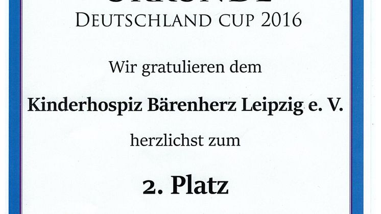 Bärenherz belegt 2. Platz bei "I run for life": Bundesgesundheitsminister übergibt den Preis