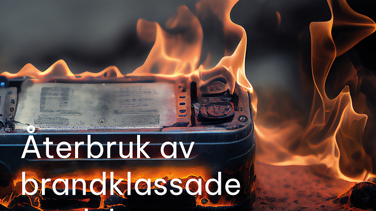 Teknikpryl i eldsvåda