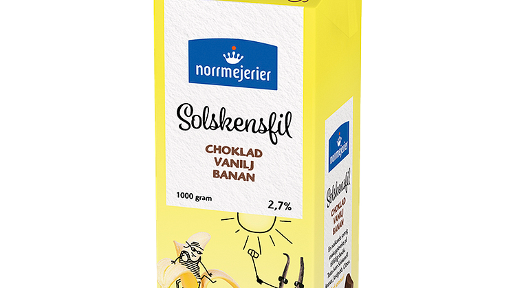 Norrmejerier Solskensfil - Choklad/Vanij/Banan