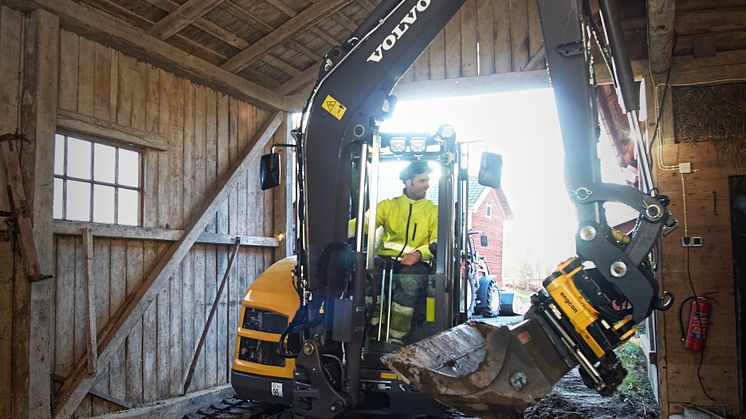 Volvo ECR50D - inomhus i Attorp