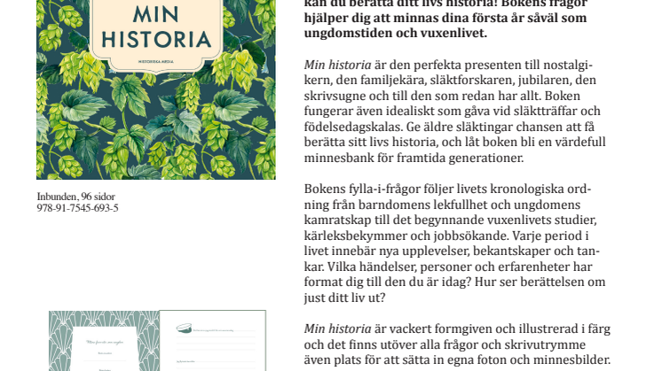 Den bästa boken kanske  handlar om dig själv? 