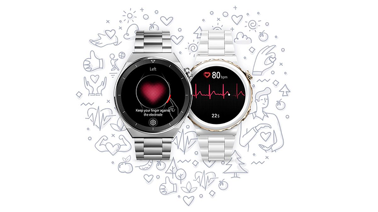 EKG i Huawei Watch GT 3 Pro nu tillgänglig i Sverige  
