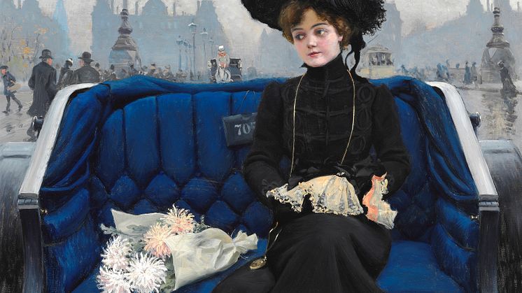 Paul Fischer: Elegant young woman
