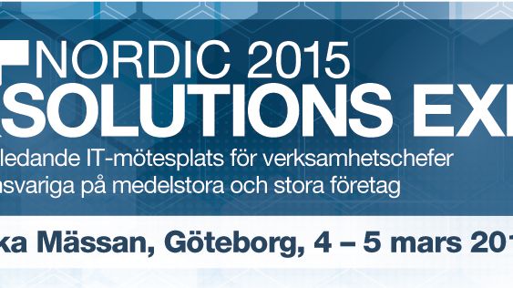 Vi ses på IT Solutions Expo i Göteborg!