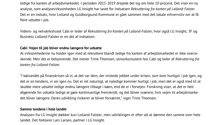 Coronakrisen går hårdt ud over ledige fra kanten af arbejdsmarkedet