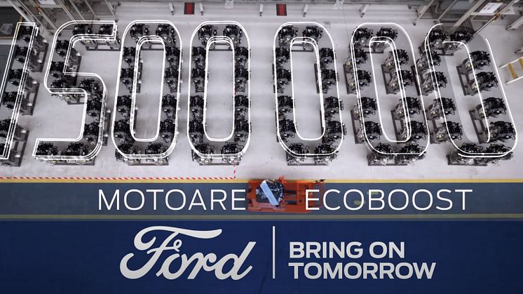 Elkészült az 1.5 milliomodik Ford Ecoboost motor a krajovai Ford gyárban