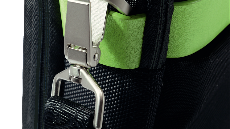 Smart Traveller väska - detalj metallkrok