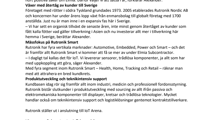 Mässan en språngbräda för fortsatt tillväxt