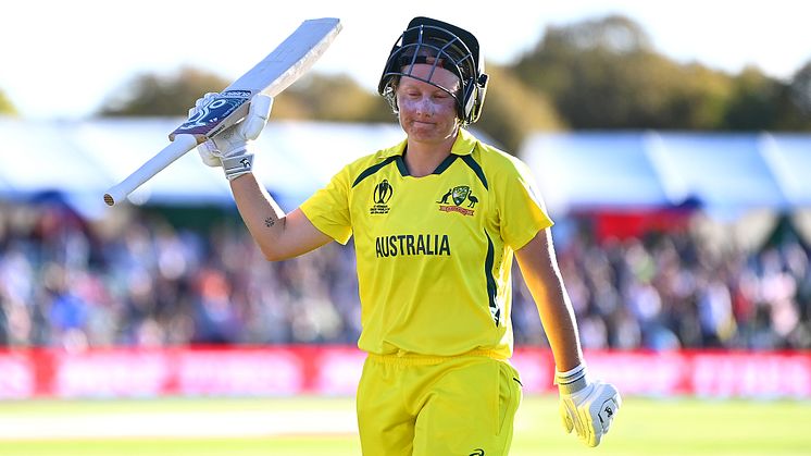 Healy scored 170 from 138 balls. Photo: Getty Images/ICC