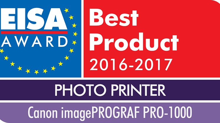 EUROPEAN PHOTO PRINTER 2016-2017 - Canon imagePROGRAF PRO-1000
