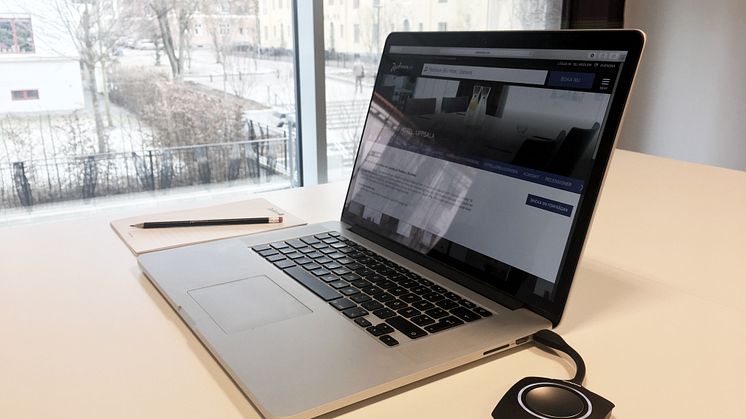 Med Radisson Blu Hotel Uppsalas nya konferensteknik - Clickshare - ansluter du din dator med ett klick. 