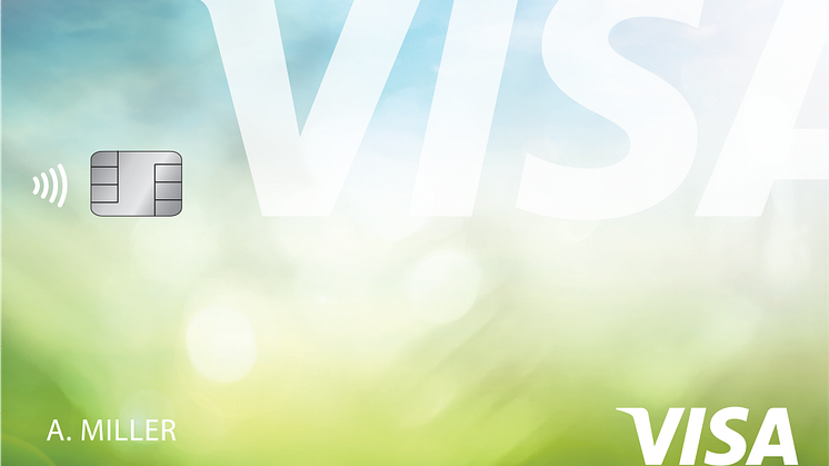 Earthwise High Content Card von Visa - Frontansicht.
