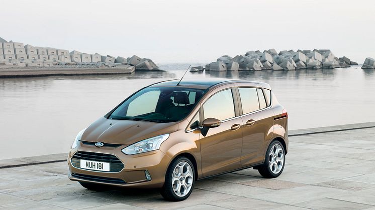 Tyylikäs uusi Ford B-MAX avaa ovet käytännölliseen kaupunkiajoon