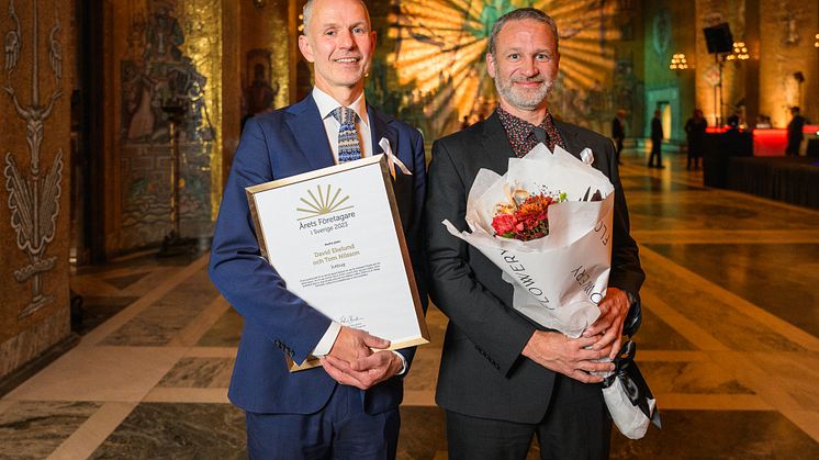 Tom Nilsson och David Ekelund, Icebug. Bild: Fotograf Risenstrand