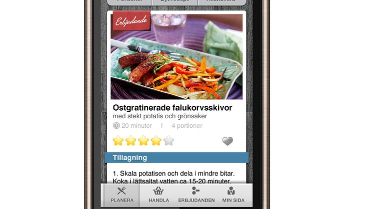 Populär mat-app nu också för Android