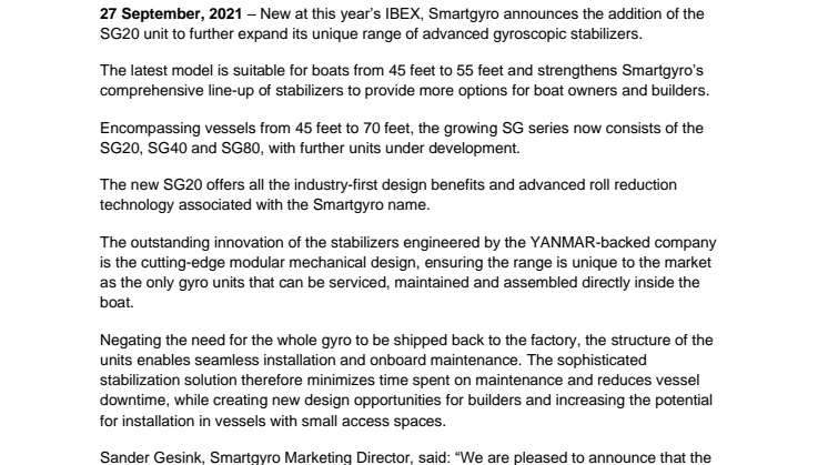 27 September 2021 - Smartgyro Announces New SG20 at IBEX.pdf