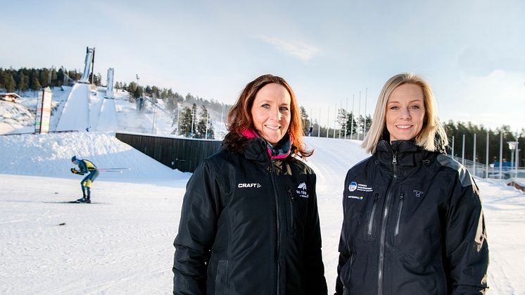 210203 Falun2027 Sara Tigerström Monfelt Ulrika Back Eriksson Porträtt Foto Ulf Palm