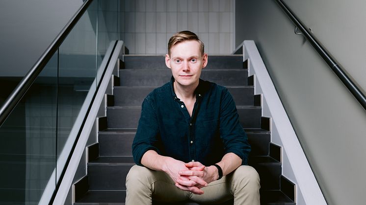 Jonathan Siverskog, utredare vid Linköpings universitet, forskar om hälsoekonomi. Foto: Anna Nilsen/Linköpings universitet
