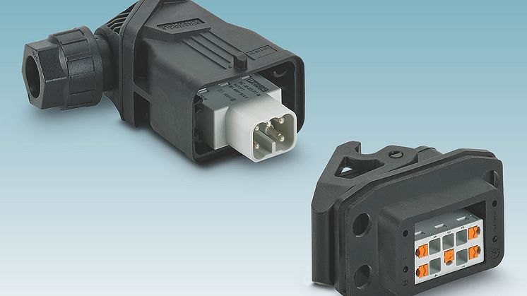 Compact connector housings for single modular contact inserts