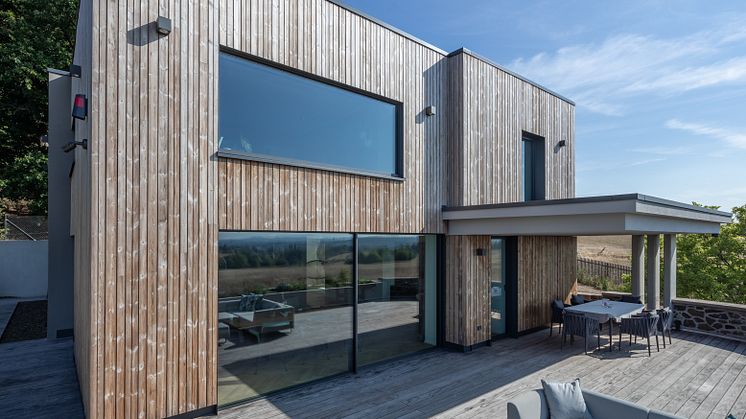 Charakterstark & langlebig: Fassade aus Kebony Character