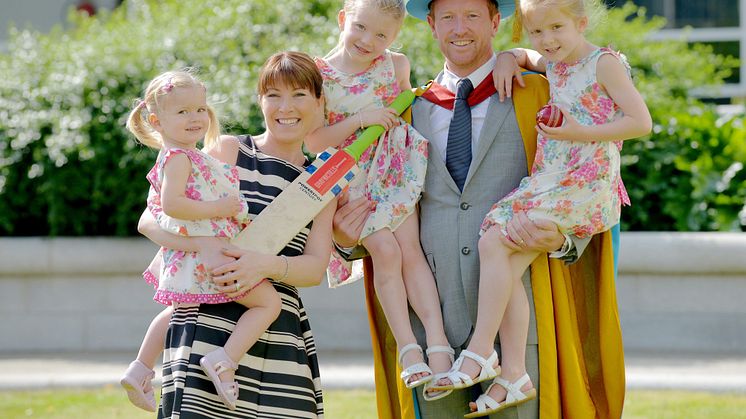 Northumbria University honours Paul Collingwood