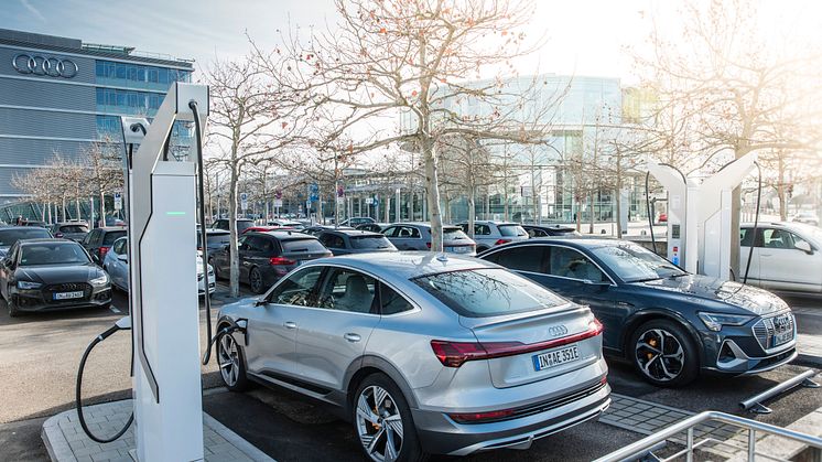 Audi investerer 100 mio € i ladeinfrastruktur på egne fabrikker