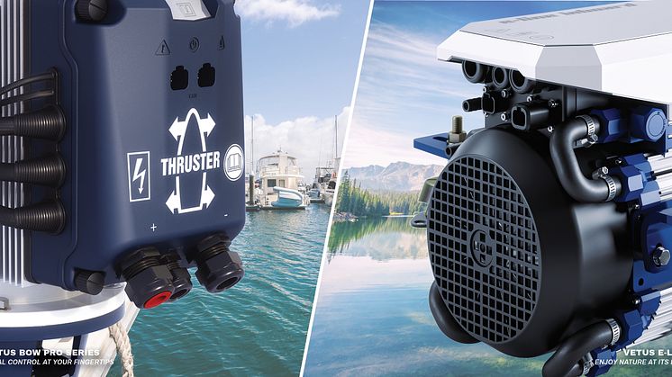 Hi-res image - VETUS - VETUS's specialized V-CAN products, including its BOW PRO thrusters and new E-LINE and E-POD electric propulsion, can now be connected to the NMEA 2000 network